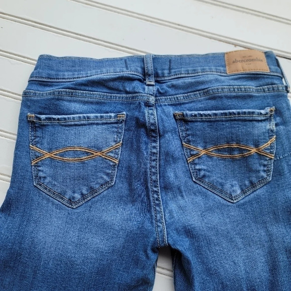Abercrombie Kids Girls Skinny Leg Denim Pants Blue 26x28 Size 14 - Picture 13 of 13